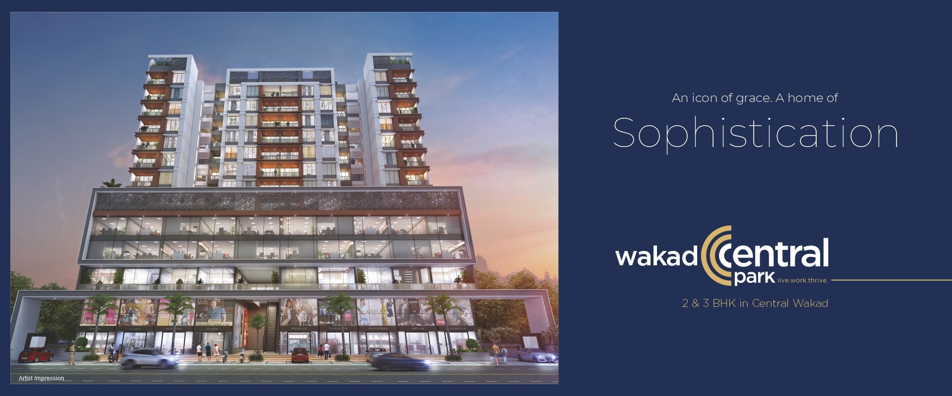 2 BHK Flat for Sale in Central Wakad